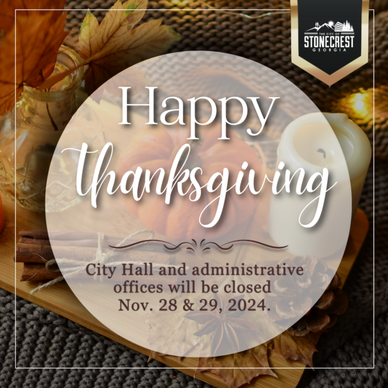 City Hall closed in observance of Thanksgiving 